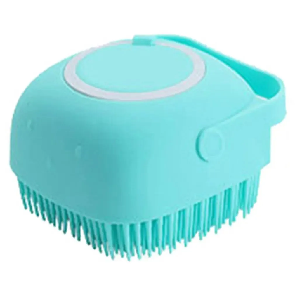 Silicone Pet Spa: Gentle Dog Brush & Shampoo Massager