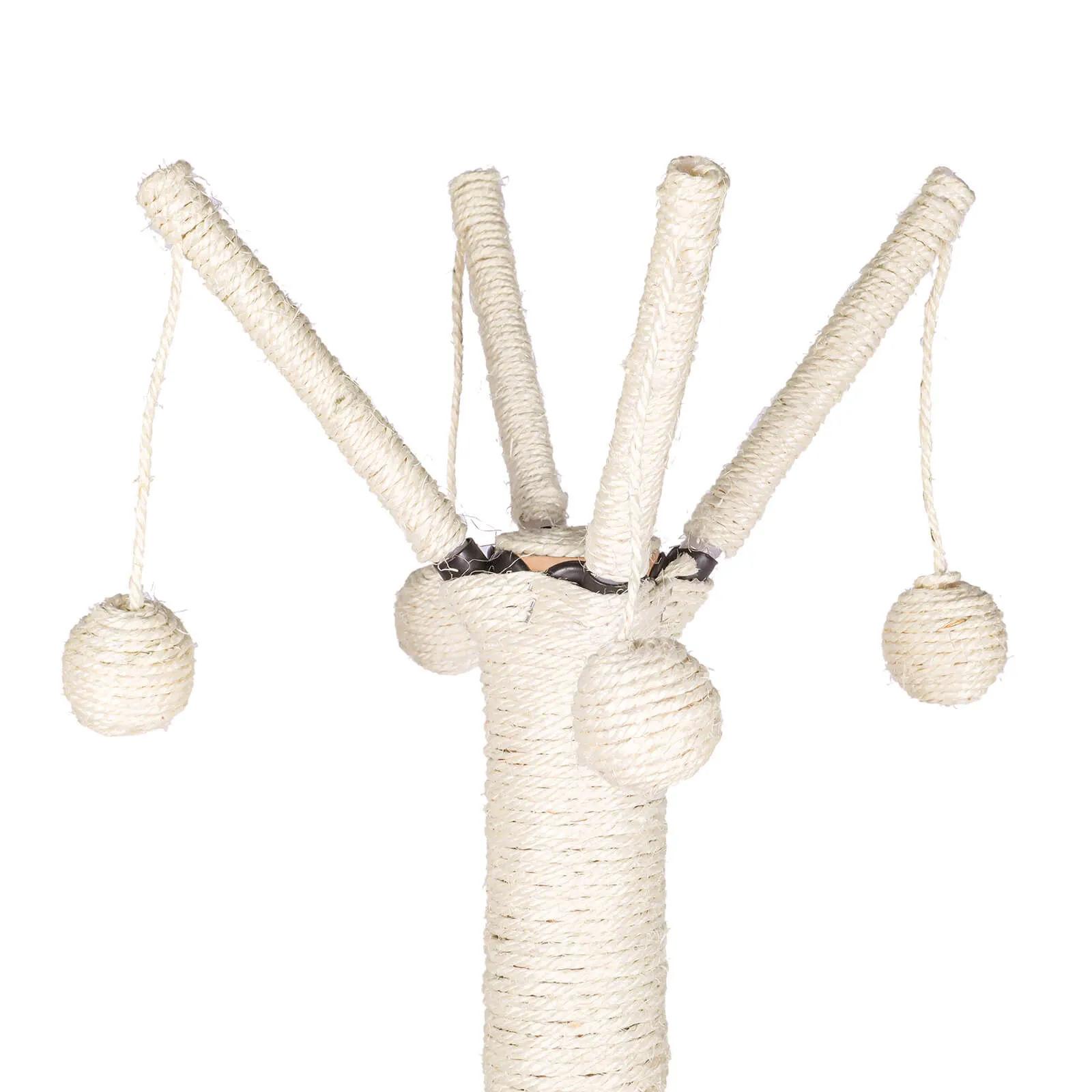 Sisal Rattan Cat Tree Activity Center Play House Rest Condo