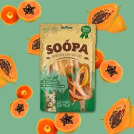 SOOPA Natural Papaya Chews for Dogs 100g