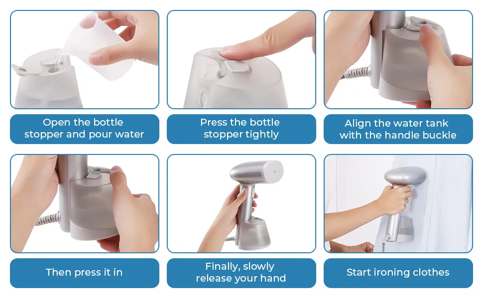 STEAMIT Portable Handheld Clothes Steamer
