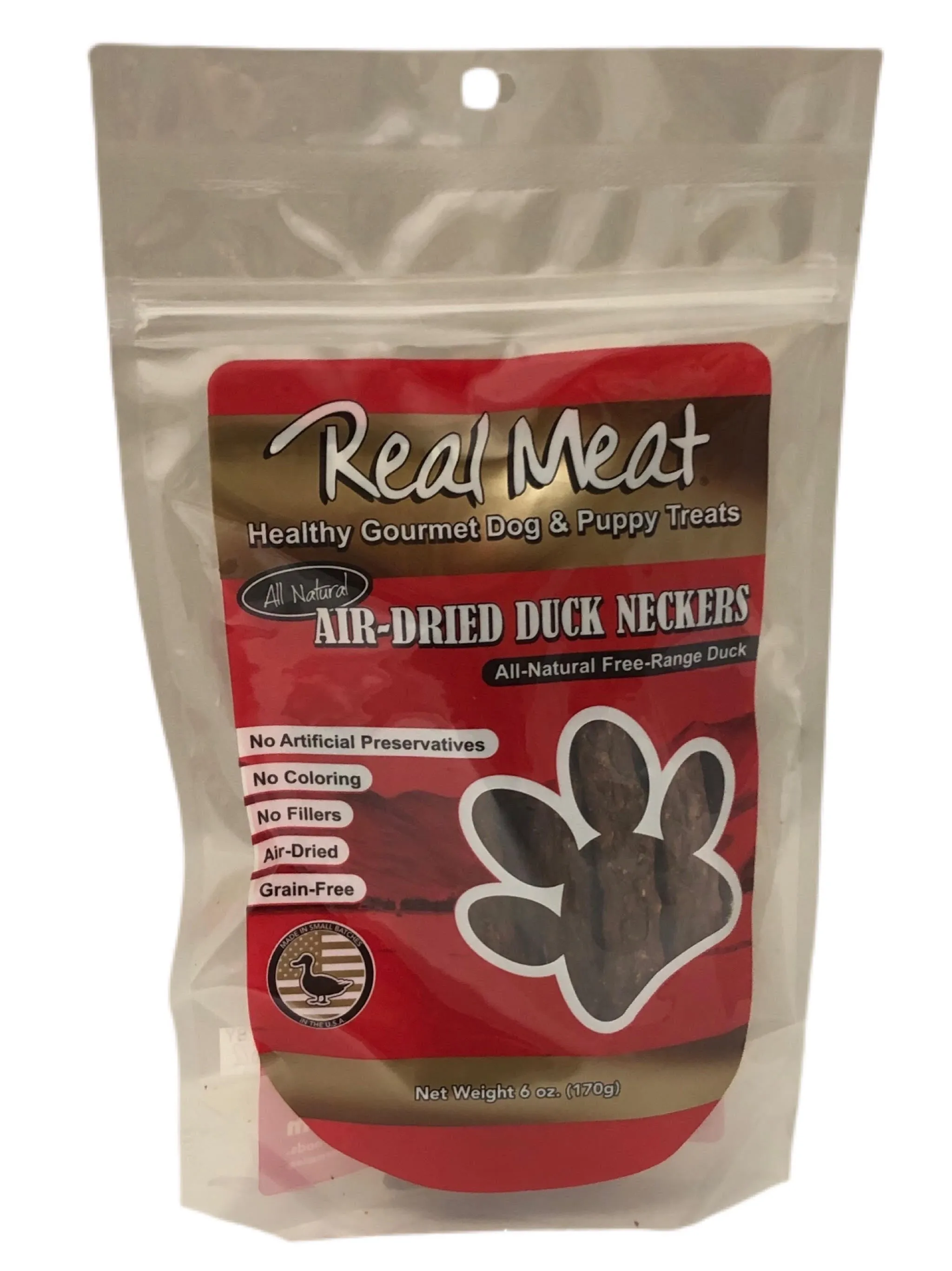 The Real Meat Company Duck Neckers 6oz