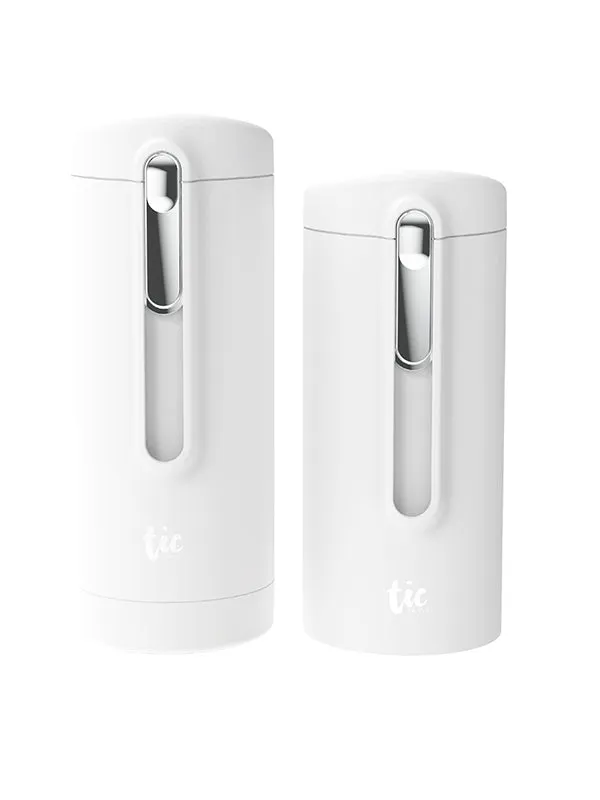 TIC Skin and Shower Set Bottle in Matte White Color