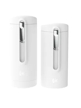 TIC Skin and Shower Set Bottle in Matte White Color