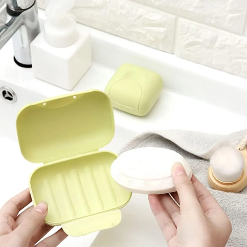 Travel Soap Box with Cover – Waterproof, Leakproof (1 Pc)