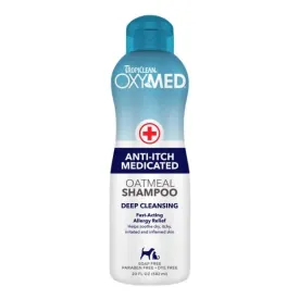 TropiClean OxyMed Anti-Itch Shampoo For Dogs & Cats 20oz