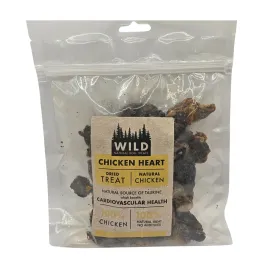 Wild Natural Dog Treat - Chicken Hearts