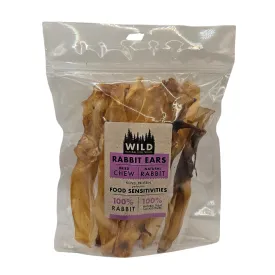 Wild Natural Dog Treat - Rabbit Ears no hair