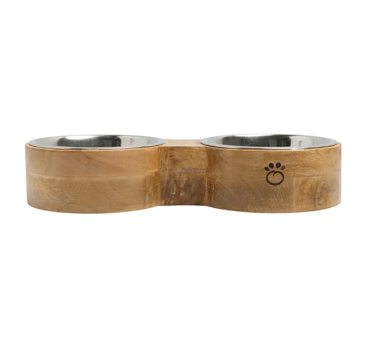 Wood & Metal Raised Feeder