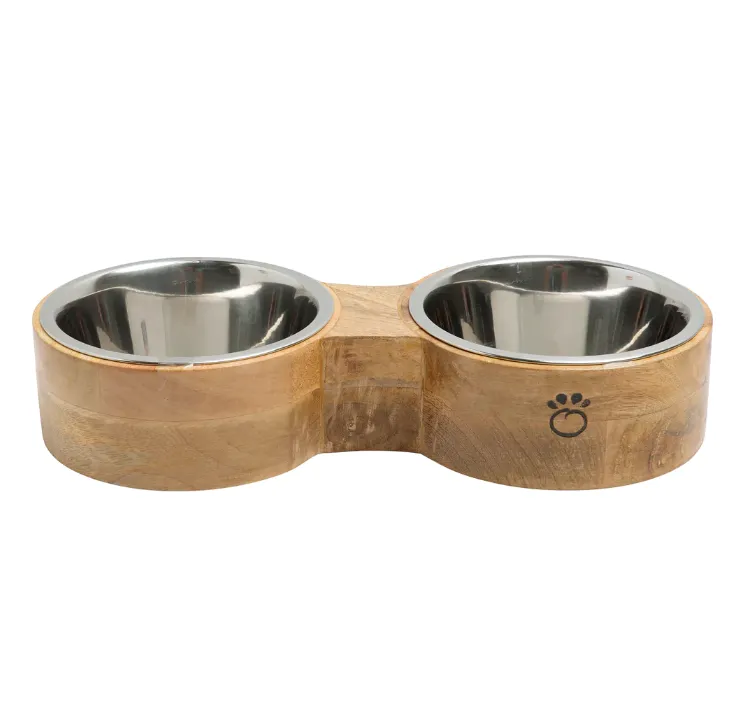 Wood & Metal Raised Feeder