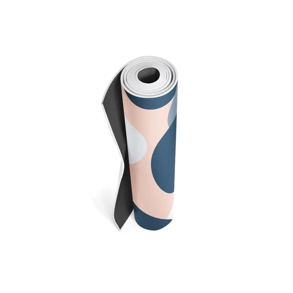 Yoga Mat | 6mm Thick | Blue | Non-Slip | Eco Friendly | Yune Yoga | Astrid