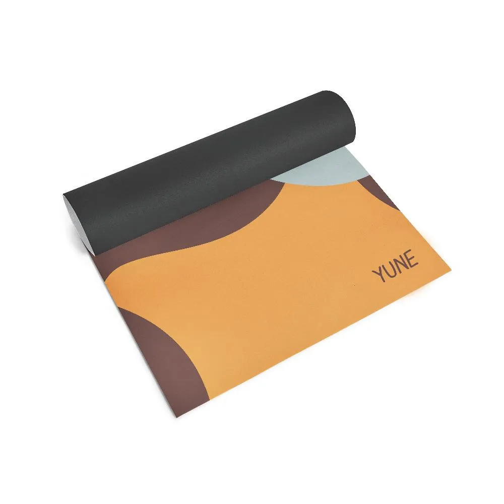 Yoga Mat | 6mm Thick | Brown | Non-Slip | Eco Friendly | Yune Yoga | Harper