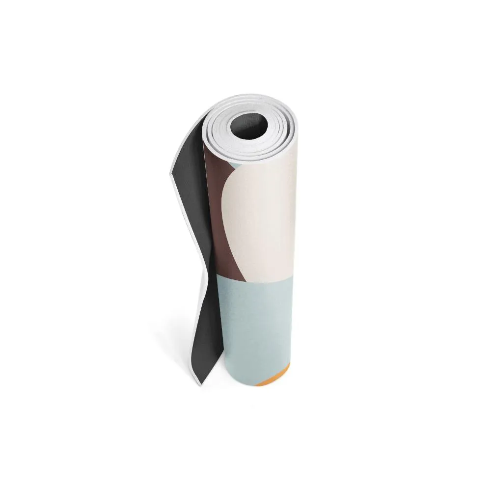 Yoga Mat | 6mm Thick | Brown | Non-Slip | Eco Friendly | Yune Yoga | Harper