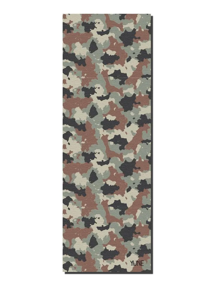 Yoga Mat | 6mm Thick | Camo | Non-Slip | Eco Friendly | Yune Yoga | Camo 3
