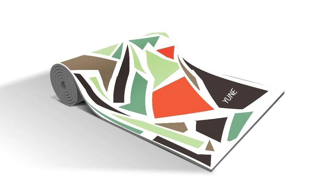 Yoga Mat | 6mm Thick | Multicolor | Non-Slip | Eco Friendly | Yune Yoga | Billie